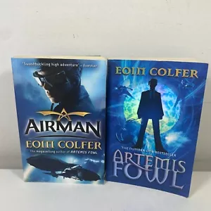 2 Lot Eoin Colfer- Airman & Artemis Fowl (Medium Paperbacks) - Picture 1 of 11