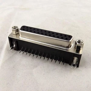 5x D-SUB DB25 25Pin 2 Rows Female Right Angle PCB Solder Cable Adapter Connector - Picture 1 of 8