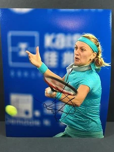 PETRA KVITOVA SIGNED AUTO 8X10 PHOTO TENNIS WIMBLEDON FRENCH OPEN US COA!! - Picture 1 of 1