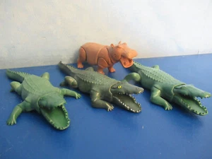 3x Grosses Krokodil Nilpferd Tiere 4826 Safari Zoo 4850 3240 Playmobil 3981 - Bild 1 von 3