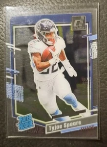 2023 Panini Clearly Donruss NFL Tyjae Spears Rated Rookie Base #88 RC Titans - Bild 1 von 2