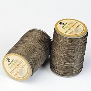 Leather Sewing Waxed Thread 0.55mm Polyester Sewing Work Cord Leather Craft Tool