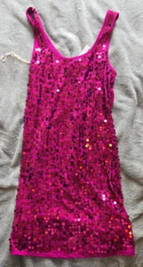 Eyeshadow. - Sleeveless - Pink - Sequins - Size L - Dress - Picture 1 of 4