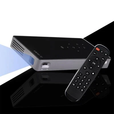 Mini Android Projector DLP 4K WiFi 1080P 8G16G Bluetooth HDMI Smart Home Theater - Image 1 of 4