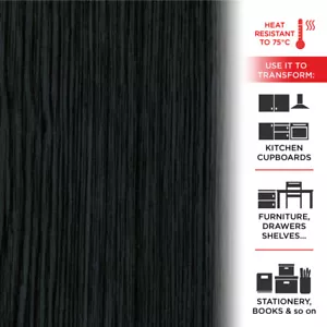 Alkor Klebefolie für Möbel Blackwood Effekt 45 cm x 2 m - Bild 1 von 3
