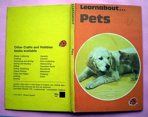Pets vintage Ladybird book children reading dogs cats rabbit poodle fish hamster - Picture 1 of 1