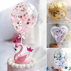 2pz TOPPER PALLONCINO TORTA NASCITA COMPLEANNO BATTESIO ROSA BLU DECORAZIONI PER - Bild 1 von 12