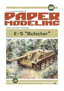 Orel 349 1/25 E-5 "Rutcher" tank destroyer, Germany 1945 Paper model kit - Picture 1 of 3