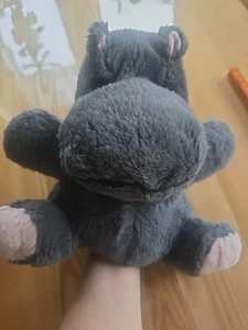Nilpferd Handpuppe Kuscheltier Plüschtier  - Bild 1 von 6