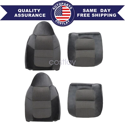 Cubierta de asiento de tela gris para conductor/pasajero Ford F250 F350 F450 F550 2001 Foto 1 de 4