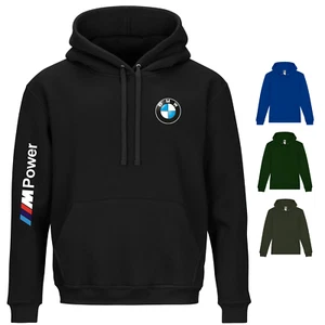 Felpa BMW M Power Cappuccio Uomo Abbigliamento Motori Auto Tuning Idea Regalo - Foto 1 di 12