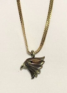 Collar de águila de plata de ley 925 - Imagen 1 de 13