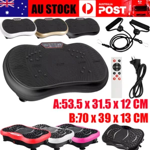 Vibration Machine Machines Platform Plate Vibrator Exercise Fit Gym Home(A-B) - Picture 1 of 57