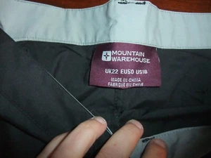 Neu mit Etikett Mountain Warehouse Trek wandelbare Damenhose Größe 18 x 30 (US) - Bild 1 von 5
