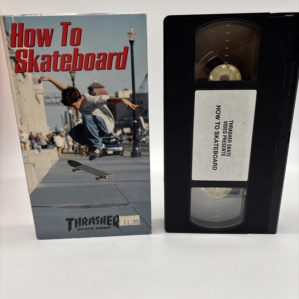 Thrasher Skate Video: How To Skateboard Vintage 90s VHS 1995 High Speed - Image 1 of 3