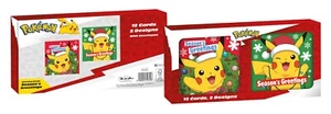 Weihnachtskarte Multipack Pokemon Weihnachtskarten 12 Karten mit 2 Designs - Bild 1 von 5