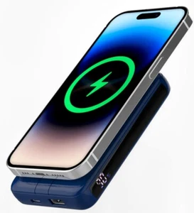 Incipio 10,000 mAh Power Bank with Wireless & Integrated Cables - Picture 1 of 11
