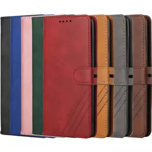 For ZTE Blade A53 A54 A73 A35 A55 A75 Shockproof Leather Wallet Case Flip Cover - Picture 1 of 20
