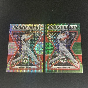 2022 Jarren Duran Mosaic Rookie Debut #RD-1 Silver & Green Mosaic Prizm (RC’s) - Foto 1 di 13