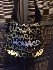 SOMMERHANDTASCHE ROBIN RUTH SCHWARZ UND GOLD MONACO COLLECTION - Bild 1 von 3