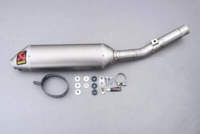 Silenciador de escape antideslizante de titanio AKRAPOVIC SUZUKI RMZ 250 2004-2006 Foto 1 de 4