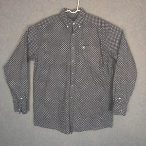 Ariat Button Down Herren groß blau langärmelig Baumwolle - Bild 1 von 13