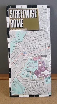 Streetwise Rome Map - Laminated City Street Map of Rome Italy Fast Shipping USA - Image 1 of 4