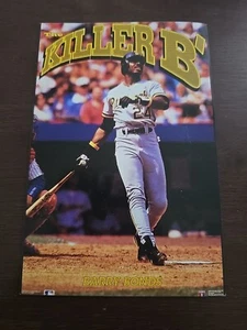 Costacos Brothers Killer B’ Barry Bonds 6" x 4" Mini Poster Pittsburgh Pirates - Picture 1 of 2