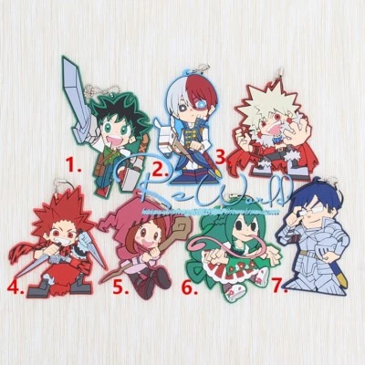 Anime My Hero Academia Boku no Hero Academia Llavero Correa de Goma Regalo de Gran Tamaño Foto 1 de 2