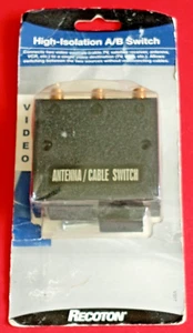 Vintage Recoton V317 High Isolation A/B Switch Video Cable TV VCR Unopened NOS - Picture 1 of 15