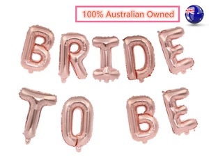 Hen's night Bride to be wedding Party Bachelorette Pink 16in Foil Balloon Banner - Picture 1 of 7