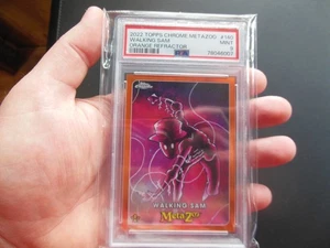 MetaZoo Topps Chrome Walking Sam 20/25 Orange Refractor Card PSA 9 - Bild 1 von 4
