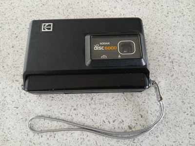 Vintage Retro Kodak Disc 6000 Compact Point & Shoot Film Camera Black Untested - Image 1 of 4