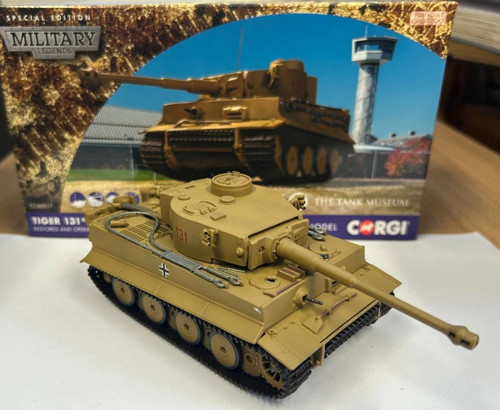 CORGI 60517 TIGER 131. Restored by the Tank Museum Bovingdon 1/50 scale ...