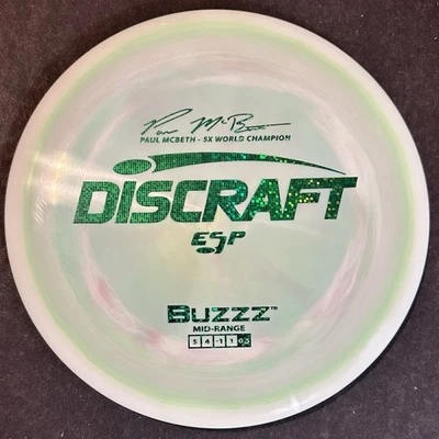 New Discraft ESP Buzzz Paul McBeth 5x World Champ Golf Midrange - Image 1 of 2