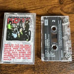 Duran Duran - Decade - 1989 Cassette tape Greatest Hits Play Tested Excellent co - Picture 1 of 6