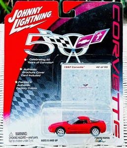 1997 Chevy Corvette NEU Johnny Lightning 1:64 Neu in OVP ungeöffnet Diecast Auto Chevrolet - Bild 1 von 3