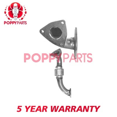 Se adapta a Ford Escort 1993-2000 1,8 TD 1,8 tubo de escape delantero Euro 2 amapola 6971854 Foto 1 de 4