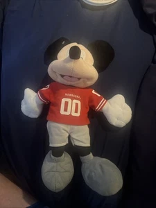 Nebraska Cornhuskers Mickey Mouse peluche 16 pulgadas de alto - Imagen 1 de 10