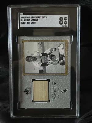 LUKE APPLING 2001 SP Legendary Cuts Debut Game Used Bat - SGC 8 NmMt - Image 1 of 2