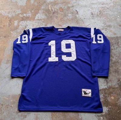 JOHNNY UNITAS BALTIMORE COLTS 1970 MITCHELL & NESS RETROCESO AUTÉNTICO 56  Foto 1 de 4
