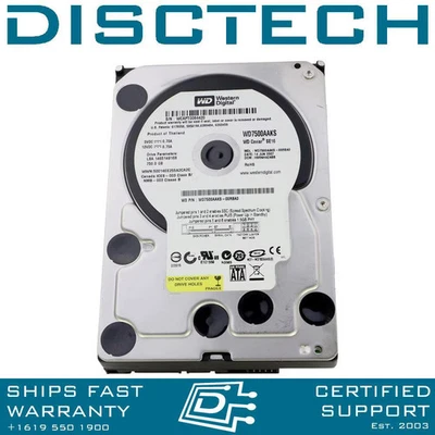 Western Digital Caviar SE16 WD7500AAKS SATA Hard Drive - Image 1 of 3
