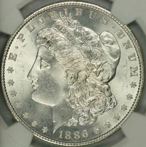 1886 Morgan Dollar NGC MS67 - Picture 1 of 3