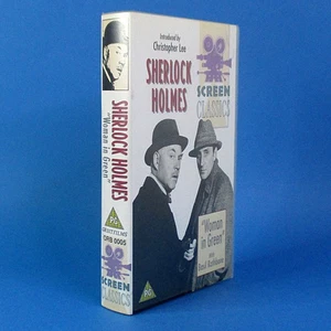 Sherlock Holmes - Woman In Green (VHS Cassette, 1945 Universal) PAL  Tested - Bild 1 von 6