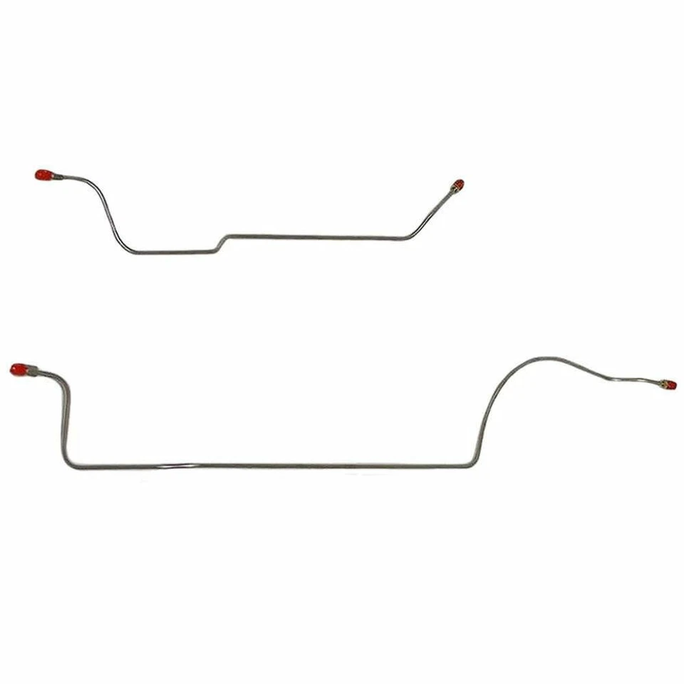 Líneas de freno trasero de acero inoxidable KRA6702SS para 66-69 Plymouth Fury eje 8-3/4" Foto 1 de 1