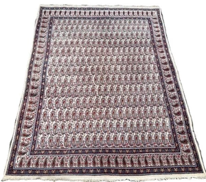EIN ENTZÜCKENDER ALTER HANDGEKNÜPFTER TRADITIONELLER ORIENTTEPPICH WOLLE AUF BAUMWOLLE(330x230cm)* - Bild 1 von 19