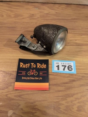 Vintage French Style Small Bicycle Lamp Light #176 - Image 1 of 4