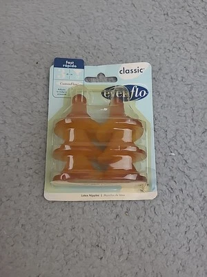 Vintage Evenflo Latex Standard Baby Infant Bottle Nipples New 6 Ct - Image 1 of 4