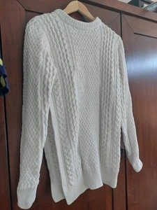 100% cotton zara jumper long large 12 - Picture 1 of 5
