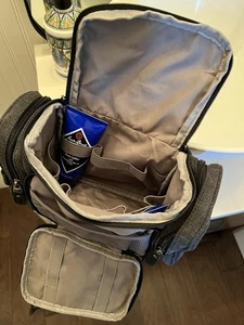Reise Kulturbeutel für Männer, wasserabweisendes Canvas Dopp Kit mit Nassfach - Bild 1 von 8